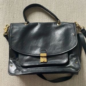 Tory Burch crossbody black leather purse